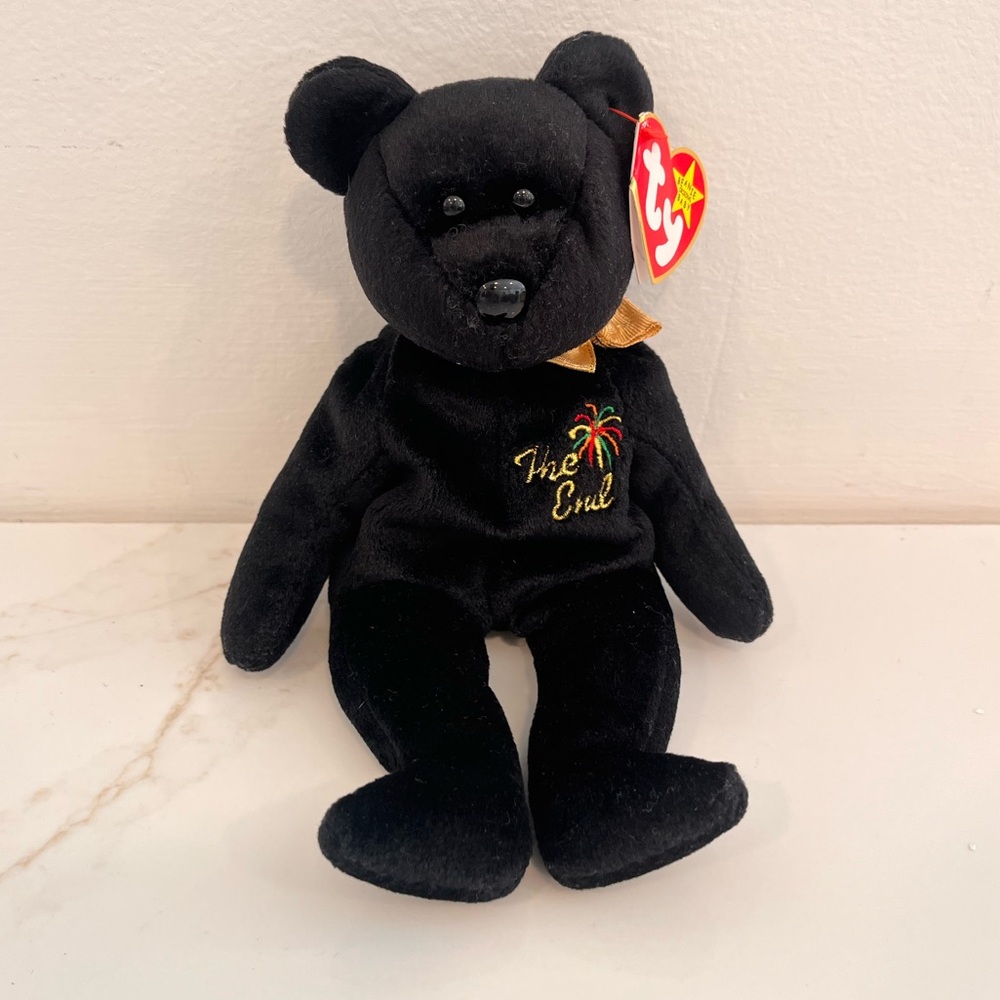 1999 NEW CONDITION, TY'S (THE END) BEANIE BABY.  ☆WITH FOUR MUST SEE ERRORS!!☆